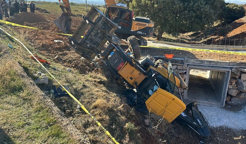 Uşak Sivaslı Eldeniz köyünde ekmek parası için çalışan operatör hayatını kaybetti