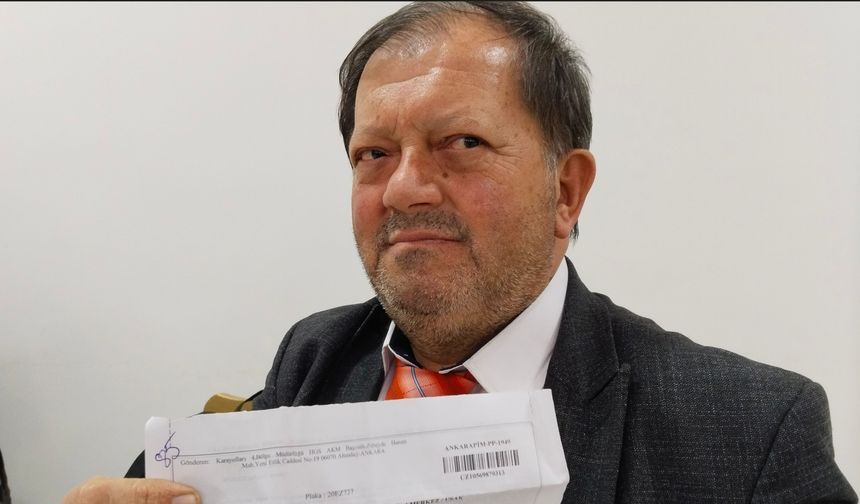 Uşak'tan hiç çıkmayan Ahmet Bilgi Özkutlu'ya İstanbul, Ankara, İzmir ve Mersin'den otoyol cezası geldi