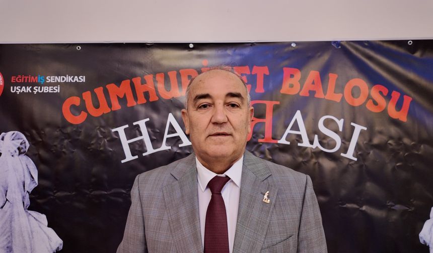 Eğitim İş Uşak Şube Başkanı Gün: Esas mesele her 4 çocuktan 1'nin okula aç gitmesidir!