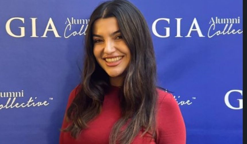 Uşaklı hayırsever Halil Kaya Gedik'in torunu Asu Sadıklar, değerli taş ve mücevher uzmanı oldu