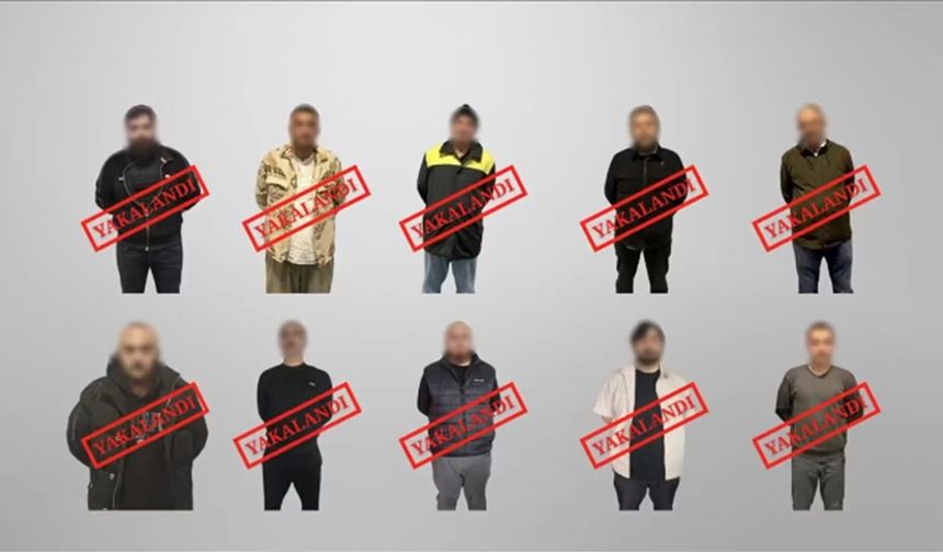 Kırmızı bülten ve ulusal seviyede aranan 10 suçlu Türkiye'ye getirildi