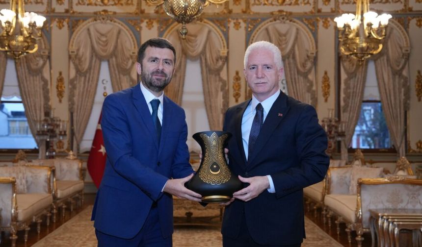 BİK Genel Müdürü Abdülkadir Çay, İstanbul Valisi'ni ziyaret etti