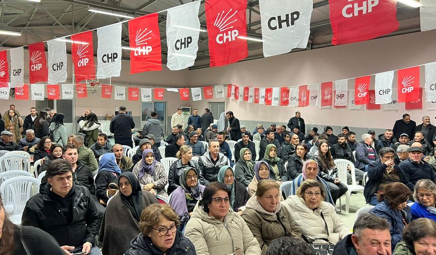Uşak CHP, Bozkuş köyü sakinleriyle buluştu