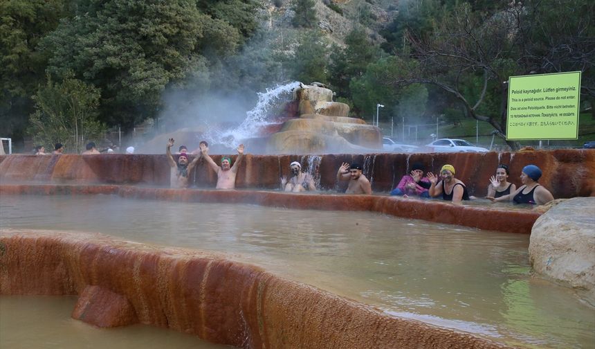 Pamukkale'de termal yoğunluk !