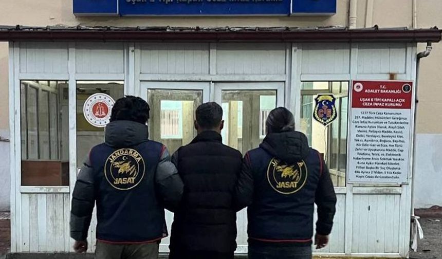 Uşak İl Jandarma Komutanlığı tarafından yakalanan 67 kişiden 31'i tutuklandı