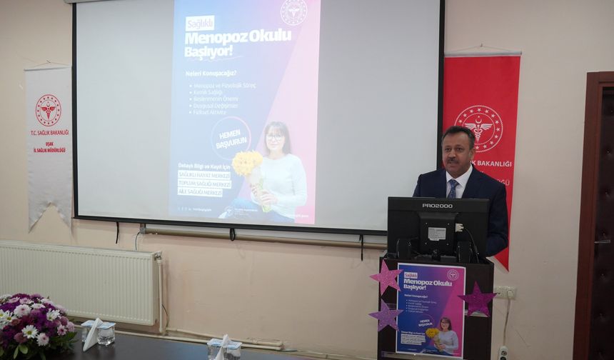 Uşak'ta Menopoz Okulu açıldı