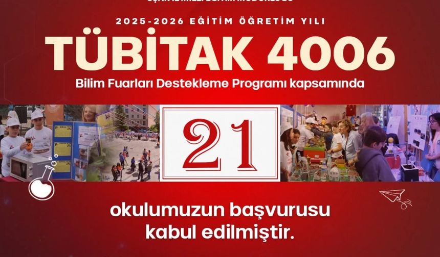 Uşak'tan 21 okul TÜBİTAK tarafından desteklenecek