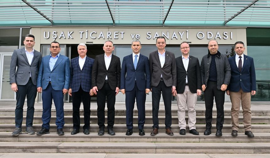 Vali Aktaş, Afyon görevi öncesi Uşak'taki kurumlara veda ziyaretlerine başladı