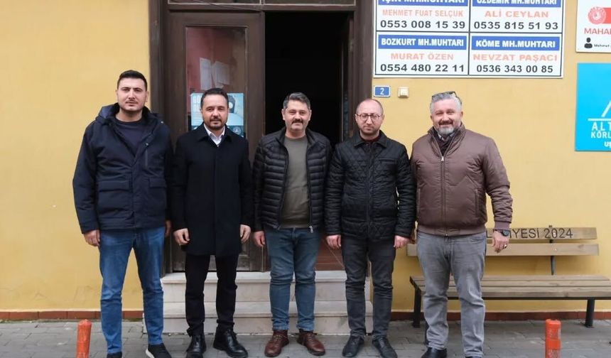 AK Parti Uşak İl Başkanı Yaşar, mahalle muhtarlarını ziyaret ediyor