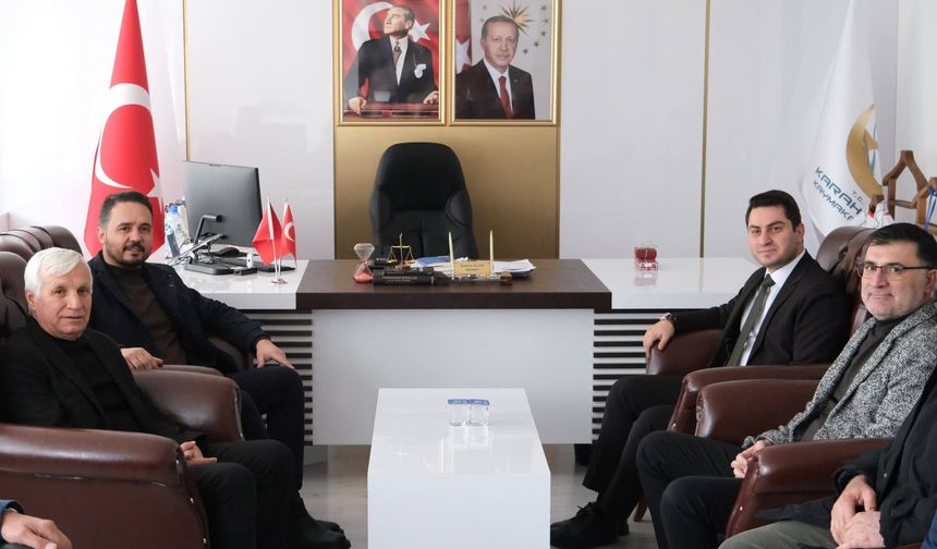 AK Parti Heyetinden Karahallı Kaymakamı Çelebi’ye Ziyaret