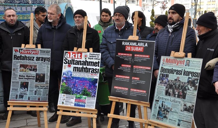 Kütahya'da "28 Şubat'ın Manşetleri" sergisi açıldı
