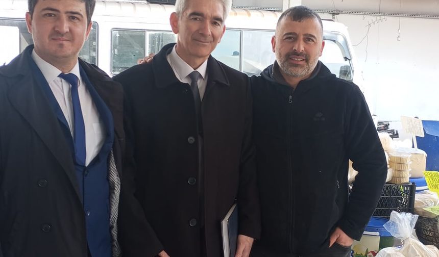 Uşak'ta üretici ve tüketici arasında köprüyü pazarcı esnafı sağlıyor!