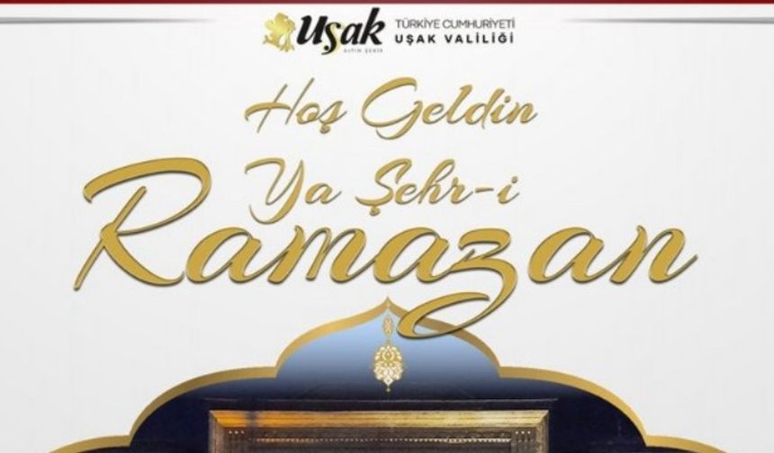Uşak Valiliğinden Ramazan Paylaşımı