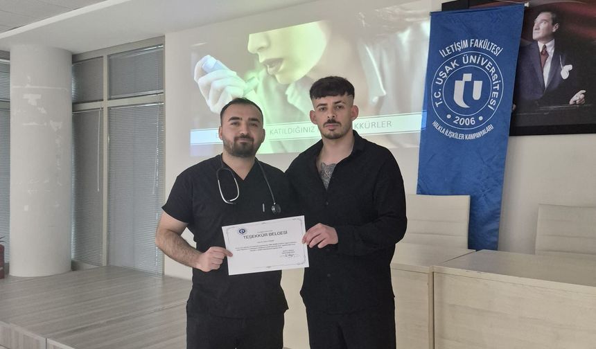 Uşak Üniversitesi'nde sigarayla mücadele ve astım hakkında farkındalık çalışması yapıldı