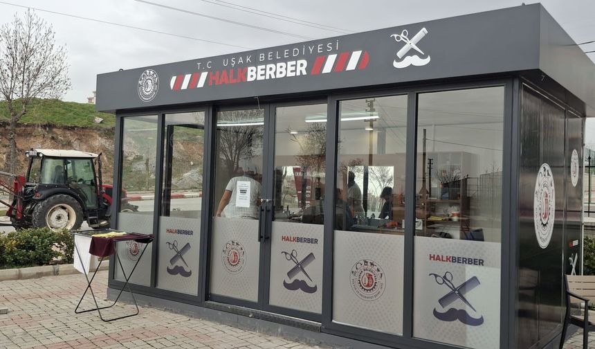 Uşak’ta Halk Berber faaliyetlerini sürdürüyor
