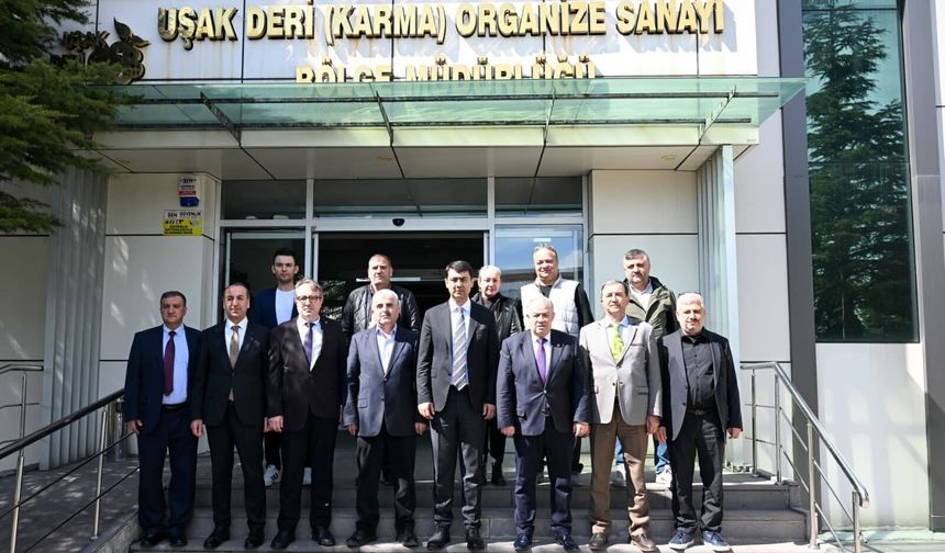 Uşak Valisi Serdar Kartal'dan Karma Organize Sanayi Bölgesi’ne ziyaret