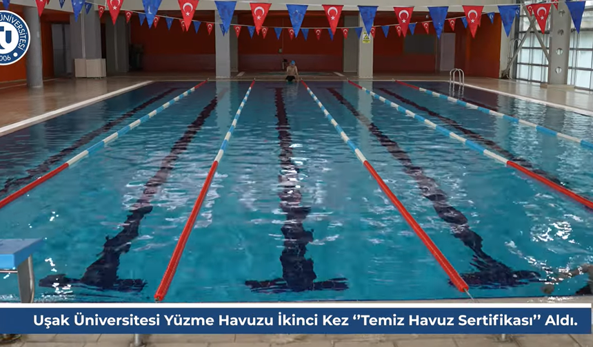 Uşak'ta gidilecek en temiz yüzme havuzu! Belgeyle tescillendi!