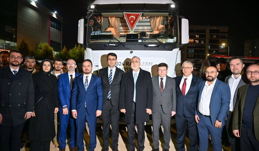 Uşak İHH İnsani Yardım Vakfı, Suriye’ye yardım tırı yolladı