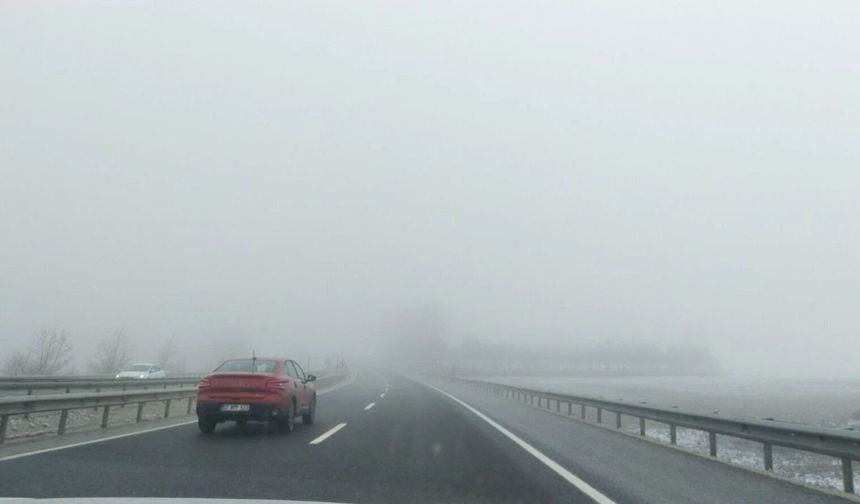 Uşak'ta 4 gün boyunca sis bekleniyor! Sürücülerin dikkat olması gerekiyor!