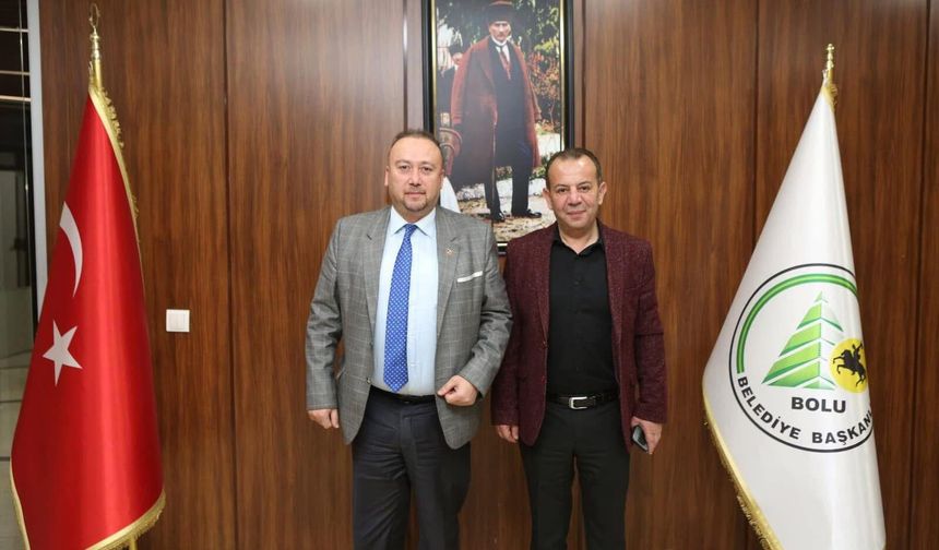 Uşak Belediye Başkanı Özkan Yalım'dan Tanju Özcan'a destek