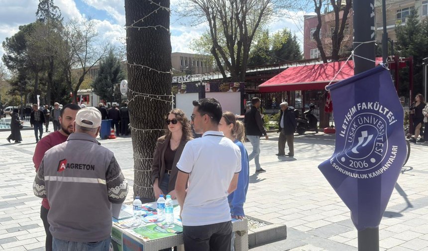 Uşak Üniversitesi Öğrencileri ‘Siber Farkındalık’ etkinliği gerçekleştirdi