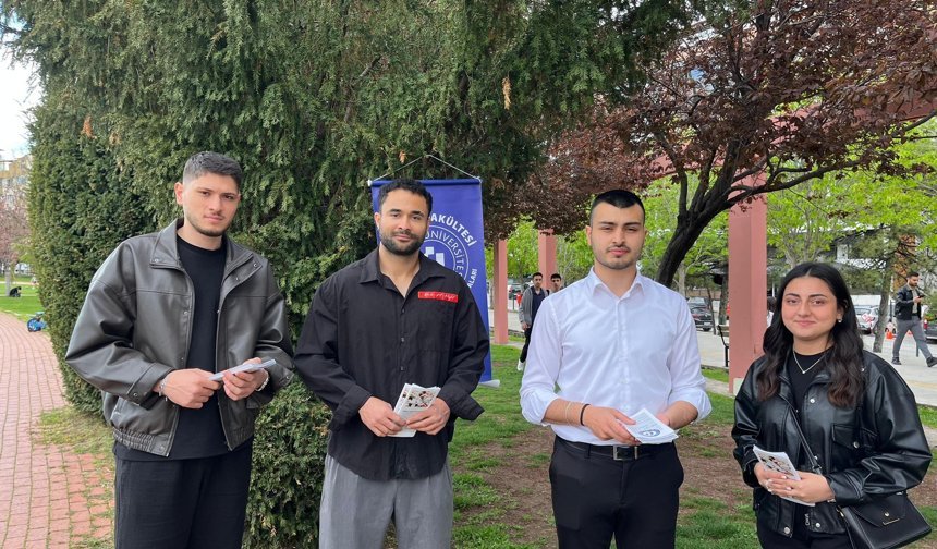 Uşak Üniversitesi öğrencileri vücut geliştirmek için kullanılan yapay hormonların zararına dikkat çekti!