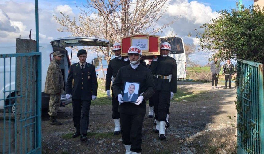 Uşaklı Kıbrıs Gazisi Ahmet Ceylan son yolculuğuna uğurlandı