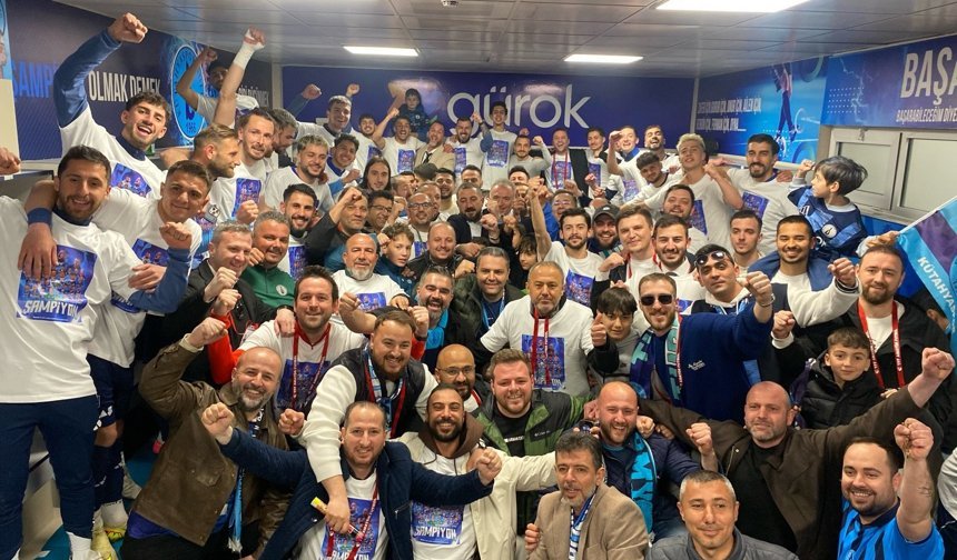 Uşakspor'la aynı gruptaki Kütahyaspor şampiyonluğunu ilan etti