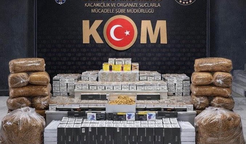 Uşak’ta kaçak tütün operasyonu!