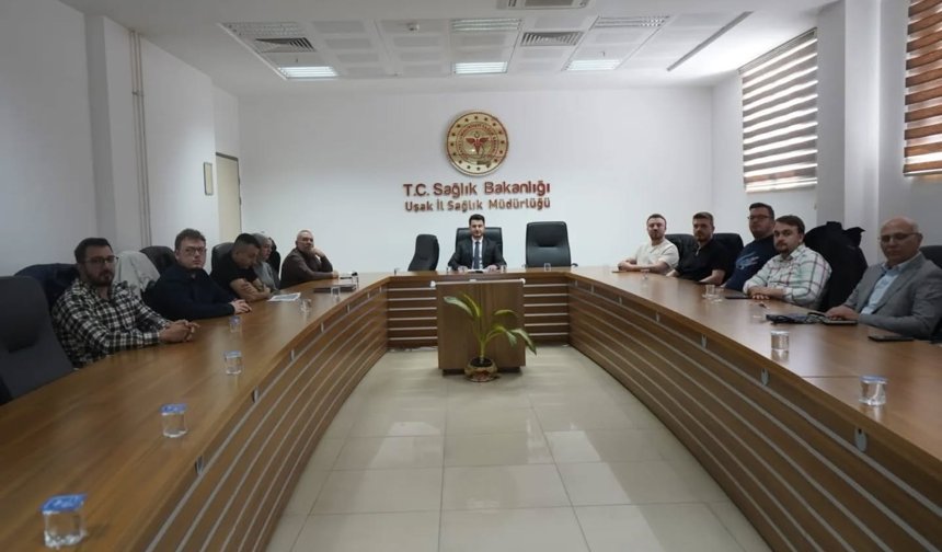 Uşak’ta sağlık hizmetlerinin etkin biçimde yürütülmesi adına ASKOM toplantısı gerçekleştirildi