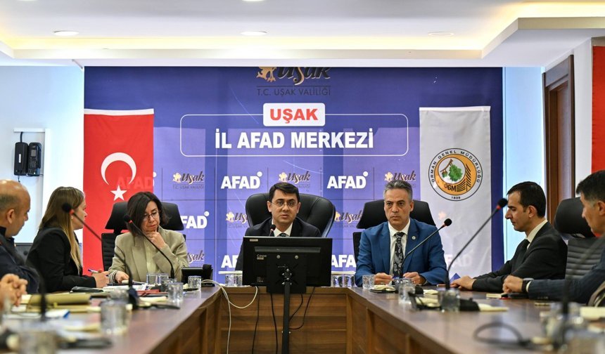 Uşak’ta Orman Yangınlarıyla Mücadele Komisyonu toplandı