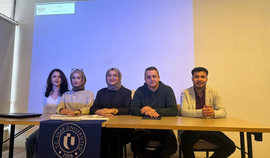 KYK personeline yönelik Uşak'ta dijital iletişim ve yapay zeka konulu program yapıldı