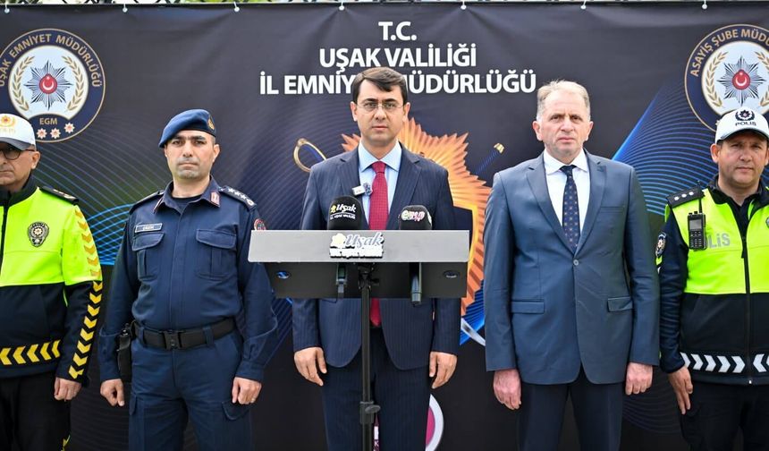 Uşak’ta Karayolu Trafik Haftası kapsamında bir dizi etkinlik düzenlendi