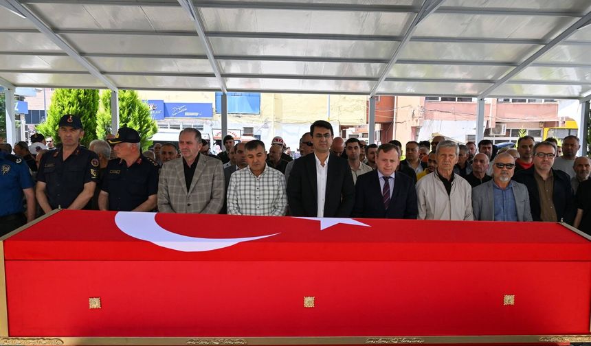 Eşme’de hayatını kaybeden Gazi son yolculuğuna uğurlandı
