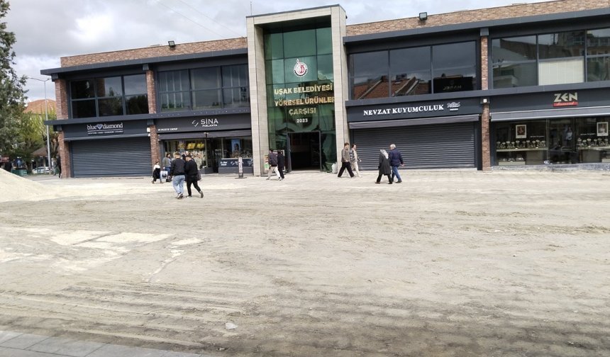 Uşak Mende Pazarı ve Çavuş Çeşme Sokak çevresindeki dönüşüm 44,4 milyon TL'ye mal olacak