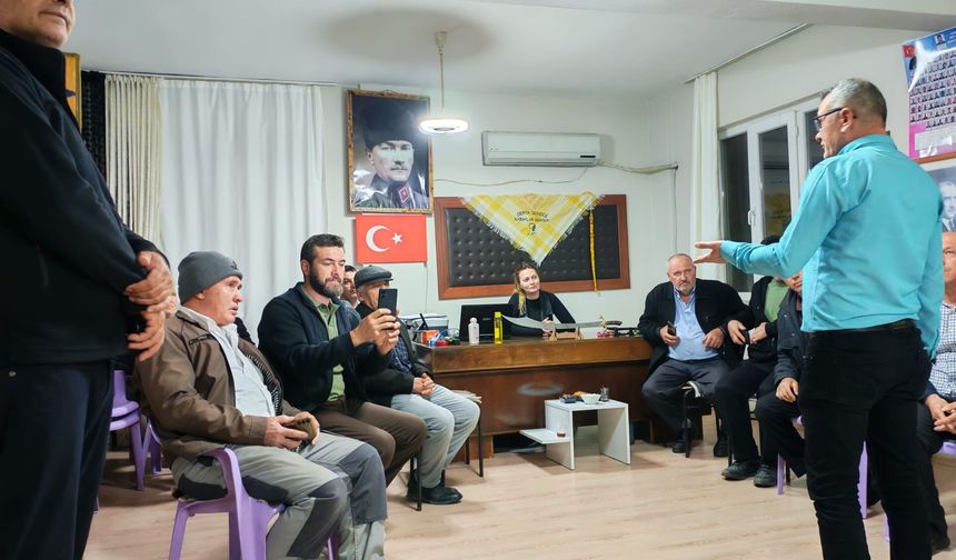 Uşak’ta tarımsal sulamanın tasarruflu yapılması gerektiği anlatıldı!