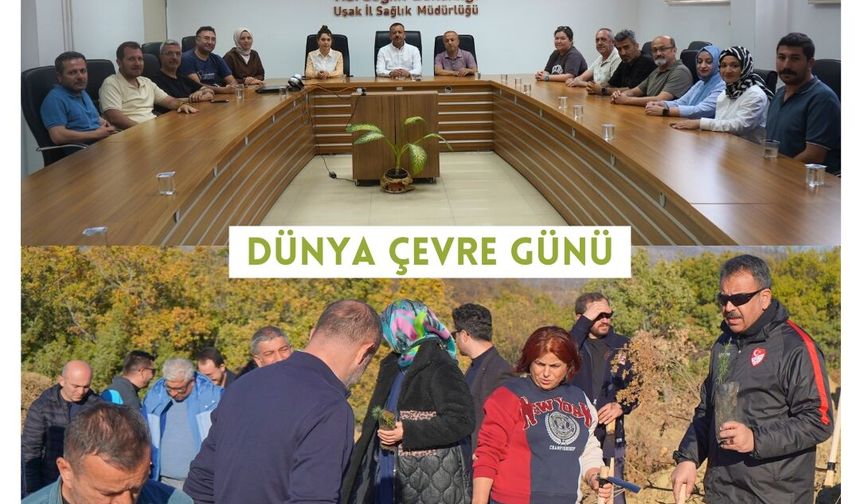 Uşak İl Sağlık Müdürlüğü’nde Dünya Çevre Günü kutlandı