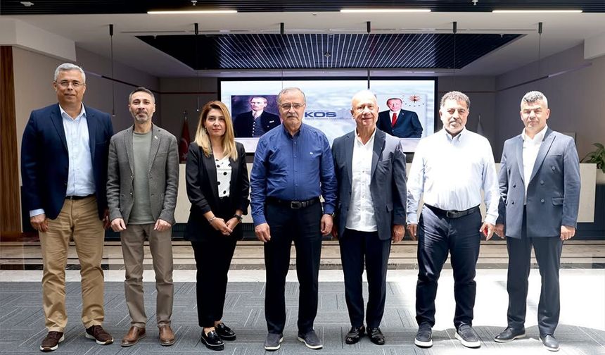 Uşak OSB Başkanı Ağaoğlu, OSBÜK Başkanı'nı ziyaret etti