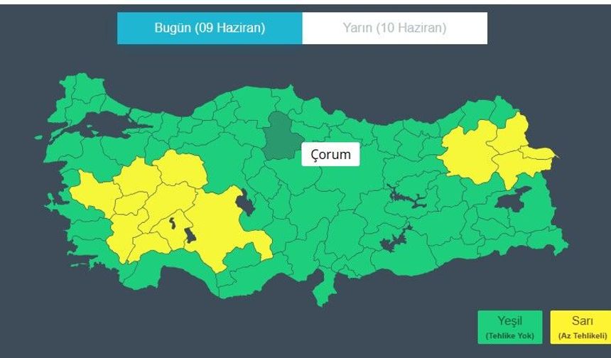 Uşak’ta bugün gök gürültülü sağanak yağış bekleniyor!