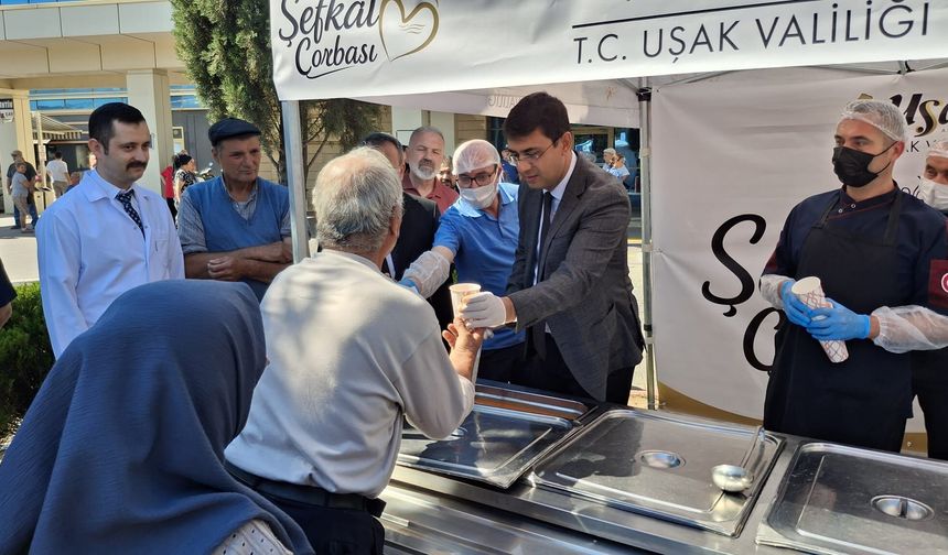 Uşak Eğitim ve Araştırma Hastanesi önünde her gün Tarhana Çorbası ikram edilecek