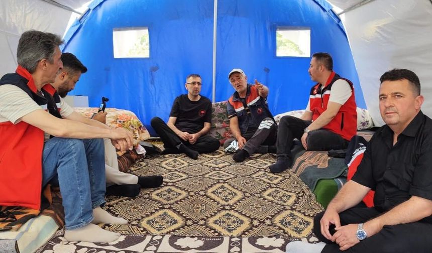 Uşak'ta Yayla Üreticilerine yaşam çadırı ile güneş enerjisi desteği sağlanıyor