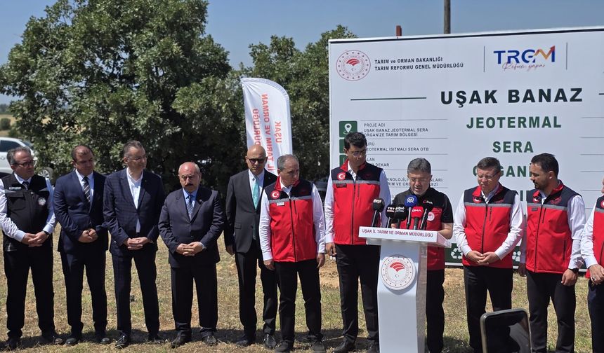 Uşak Banaz Sera OSB’de 3 bin kişinin ekmek yiyeceği tesis, ekonomiye can suyu olacak