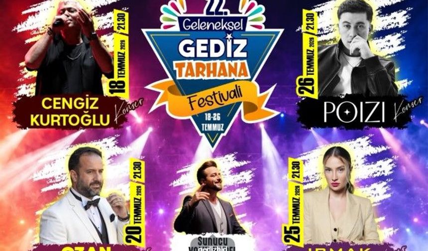 Uşak’ta bu yıl ara verilen Tarhana Festivali, Cumartesi günü Gediz’de başlayacak