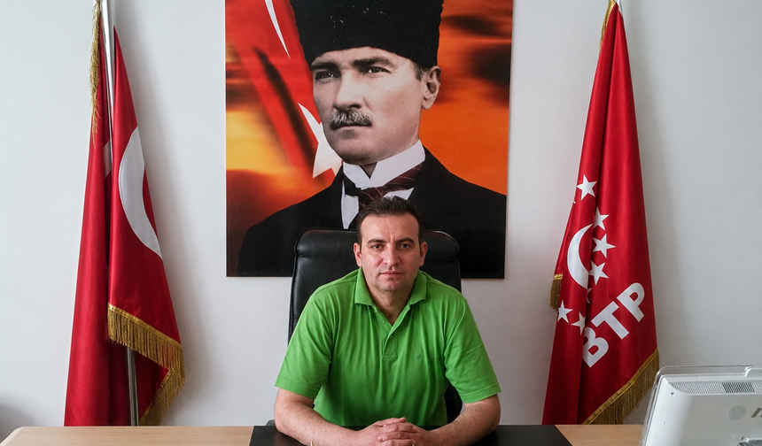 BTP Uşak İl Başkanı Halil İbrahim Çakın: Üye artışında Türkiye 1'incisiyiz