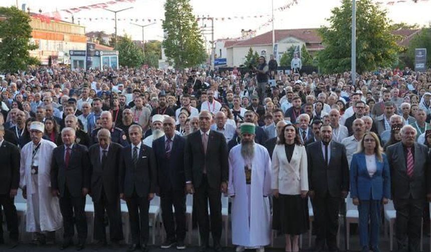 Hacı Bektaş Veli'yi anma programına Uşak'tan da katılım sağlandı