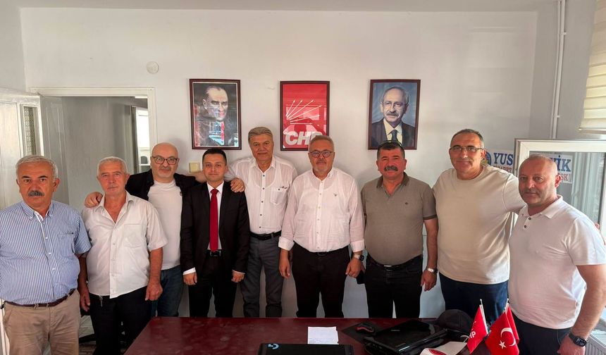 Uşak Milletvekili Ali Karaoba, Burdur İl ve Merkez İlçe Başkanlarını ziyaret etti