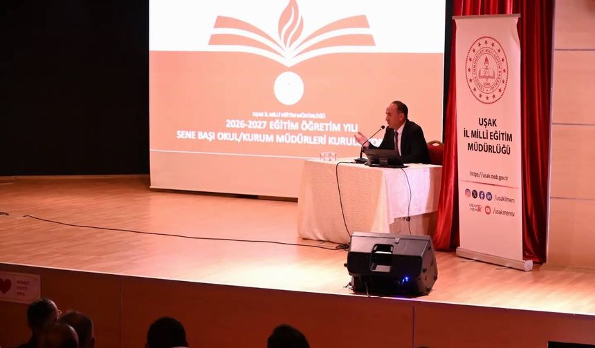 Uşak'ta yeni eğitim ve öğretim yılı öncesinde okul müdürleriyle işleyişteki tüm konular masaya yatırıldı
