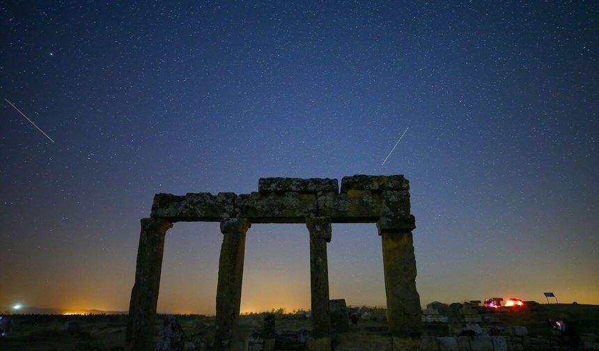 Perseid meteor yağmuru, Blaundos Antik Kenti'nde görüntülendi