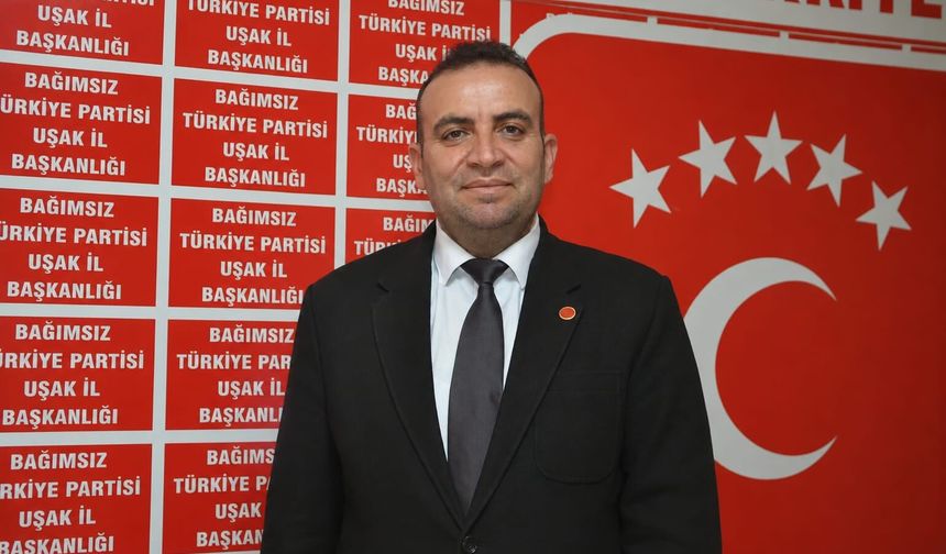 Uşak BTP İl Başkanı: Bizim dönemimizde madenler, devlet ve millet ortaklığıyla işletilecek