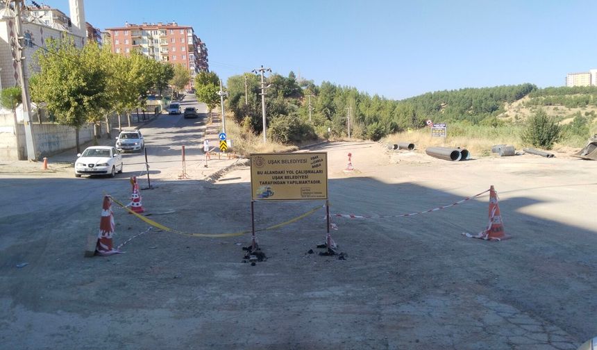 Uşak'ta Karaağaç'a gidiş gelişleri sağlayan Değirmenede'deki çalışmalar yakında bitiyor